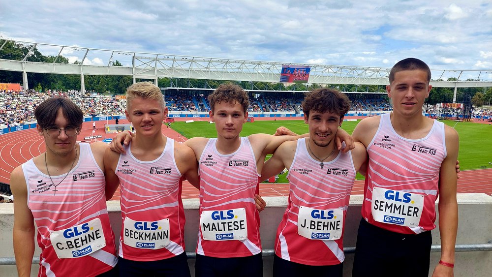 Platz 11 für die 4x400m-Staffel bei der DM in Dresden
